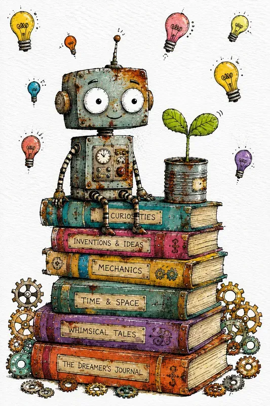 Whimsical Naive Watercolor Art