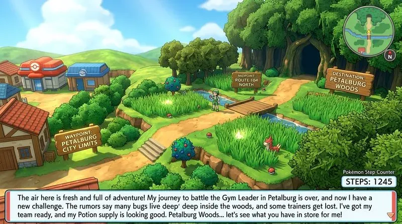 Pokémon 3D Journey Path Generator
