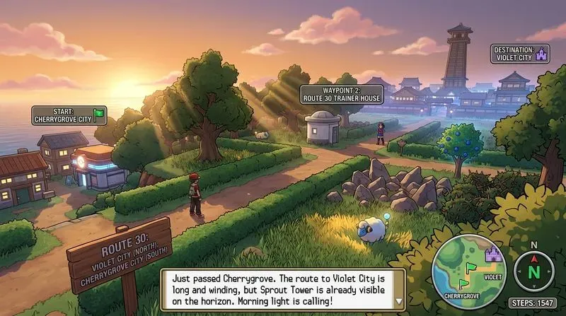 Pokémon 3D Journey Path Generator
