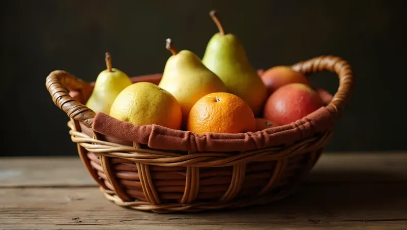 Crafted Fruit Baskets Photorealistic