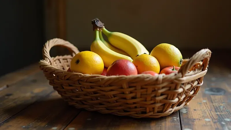 Crafted Fruit Baskets Photorealistic