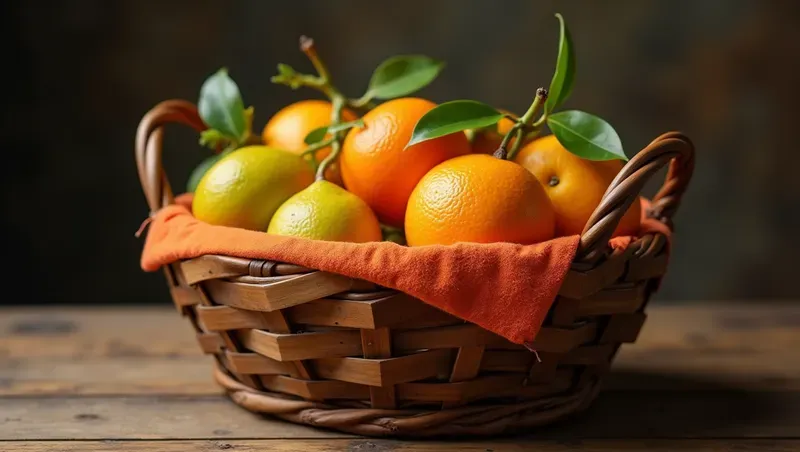 Crafted Fruit Baskets Photorealistic