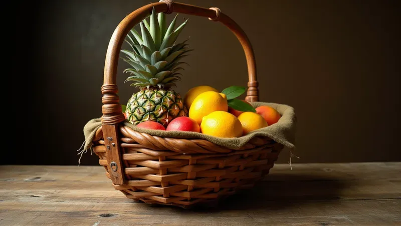 Crafted Fruit Baskets Photorealistic