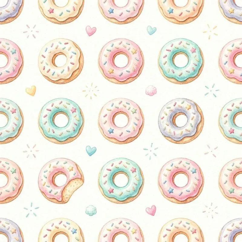 Seamless Watercolor Aesthetic Patterns