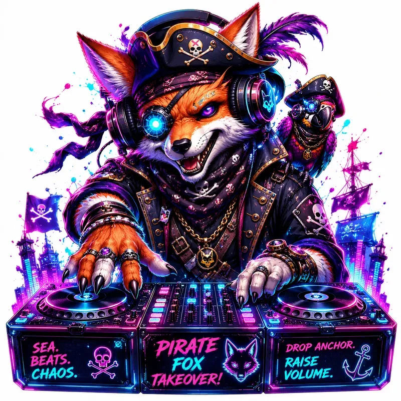Neon Animal Dj Streetwear
