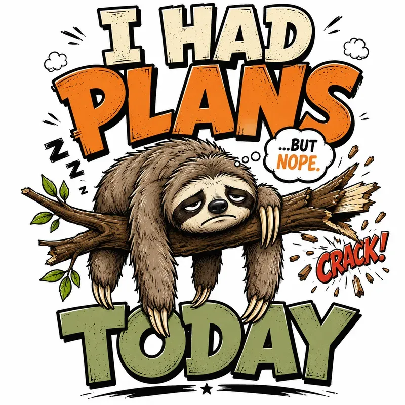 Whimsical Cartoon Quote Tshirts