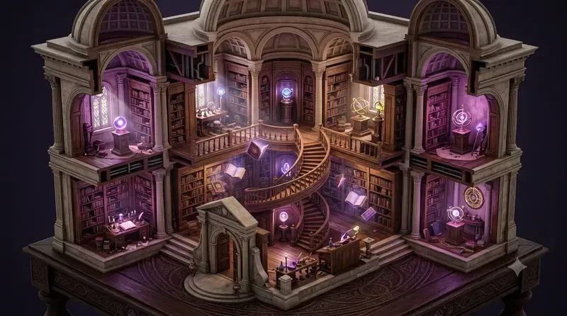 Isometric 3D Cutaway Dioramas