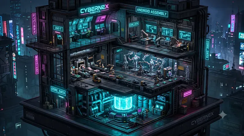 Isometric 3D Cutaway Dioramas