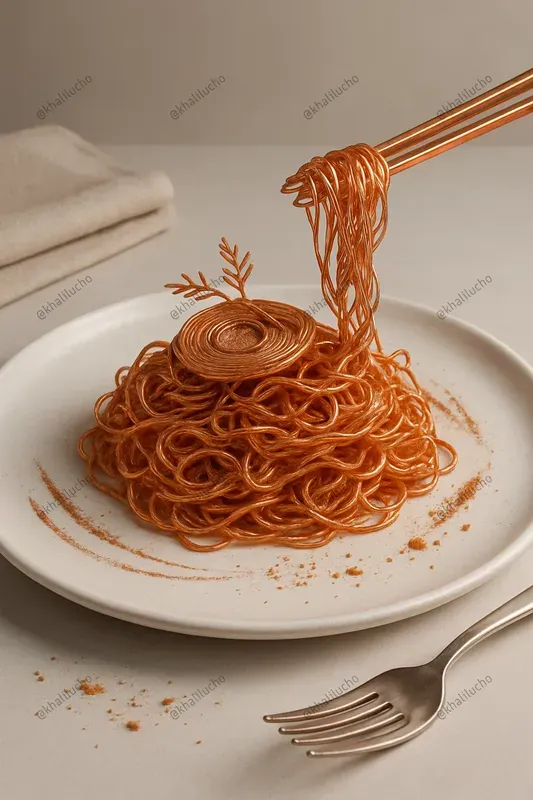 Surreal Food Photos From Odd Materials