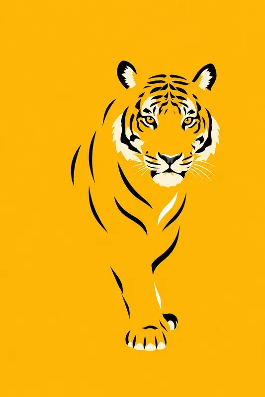 Minimal Negative Space Animals
