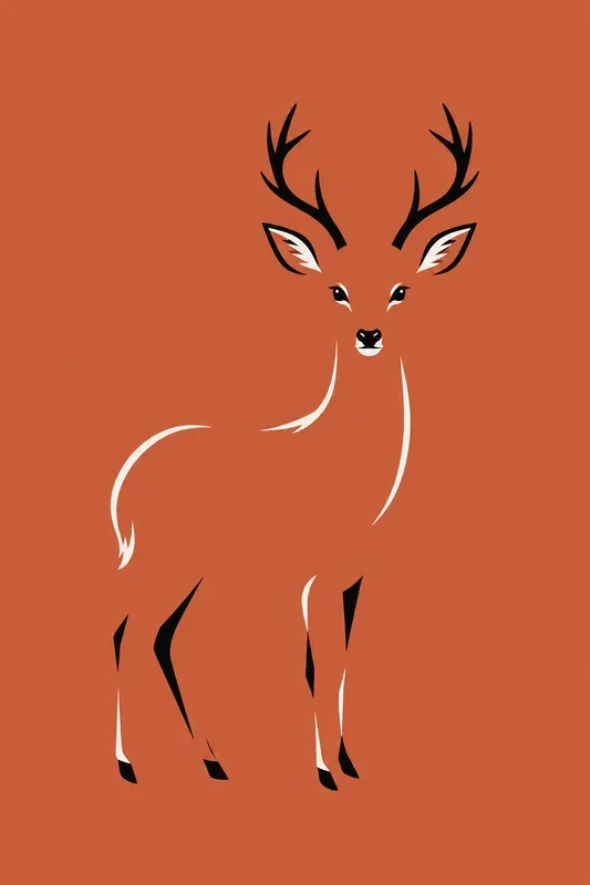 Minimal Negative Space Animals