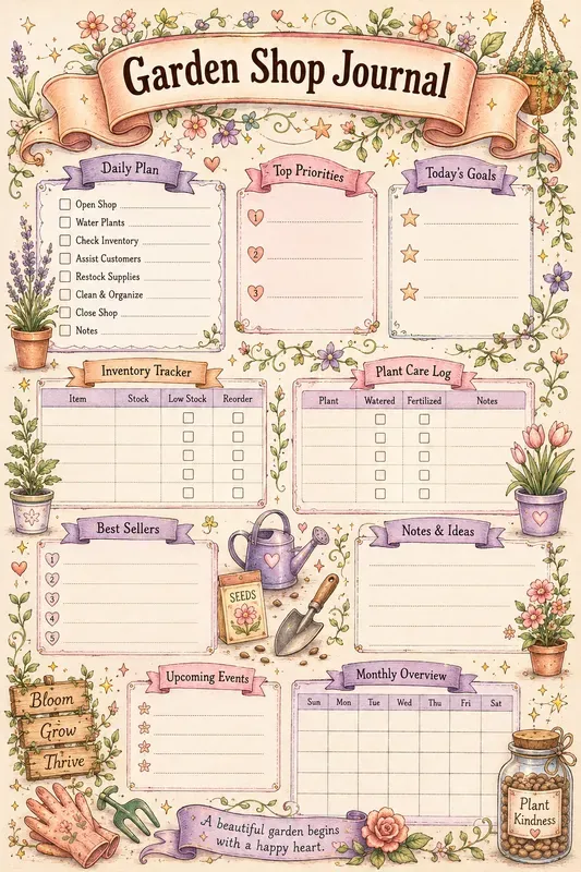 Whimsical Business Planner Graphic Makers