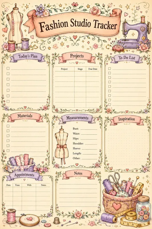 Whimsical Business Planner Graphic Makers