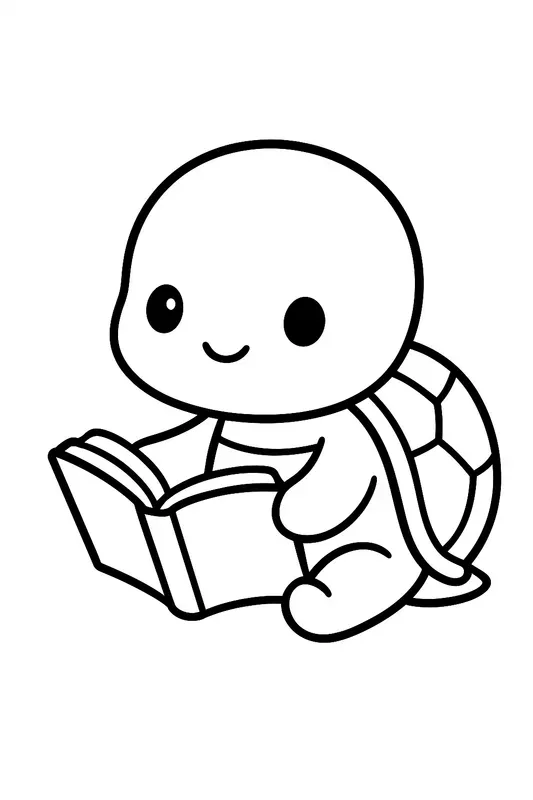 Cute Chibi Animal Coloring Book Pages