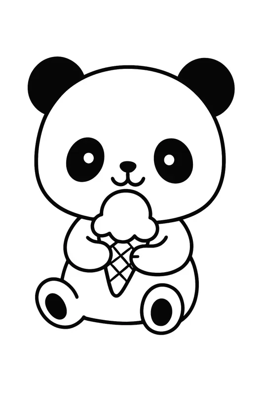 Cute Chibi Animal Coloring Book Pages
