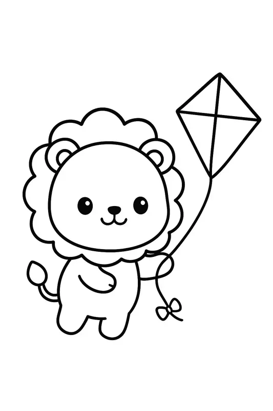 Cute Chibi Animal Coloring Book Pages