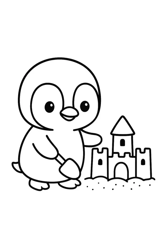 Cute Chibi Animal Coloring Book Pages