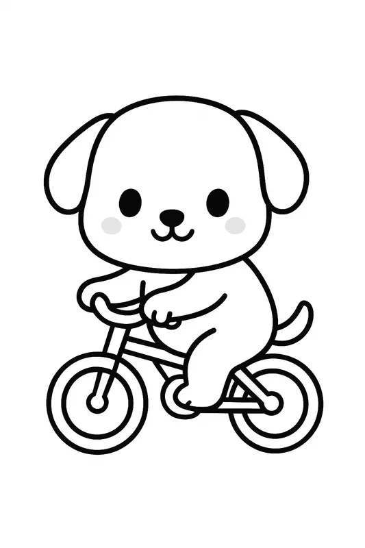 Cute Chibi Animal Coloring Book Pages