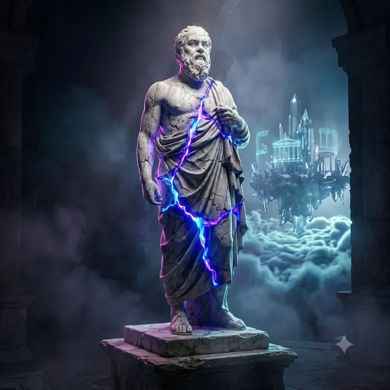 Neon Fractured Mythic Statues