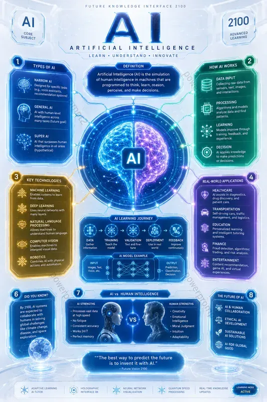 Futuristic Holographic Educationals