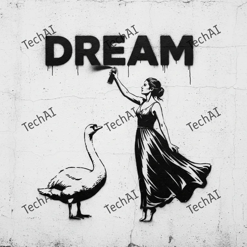 Highcontrast Stencil Street Art