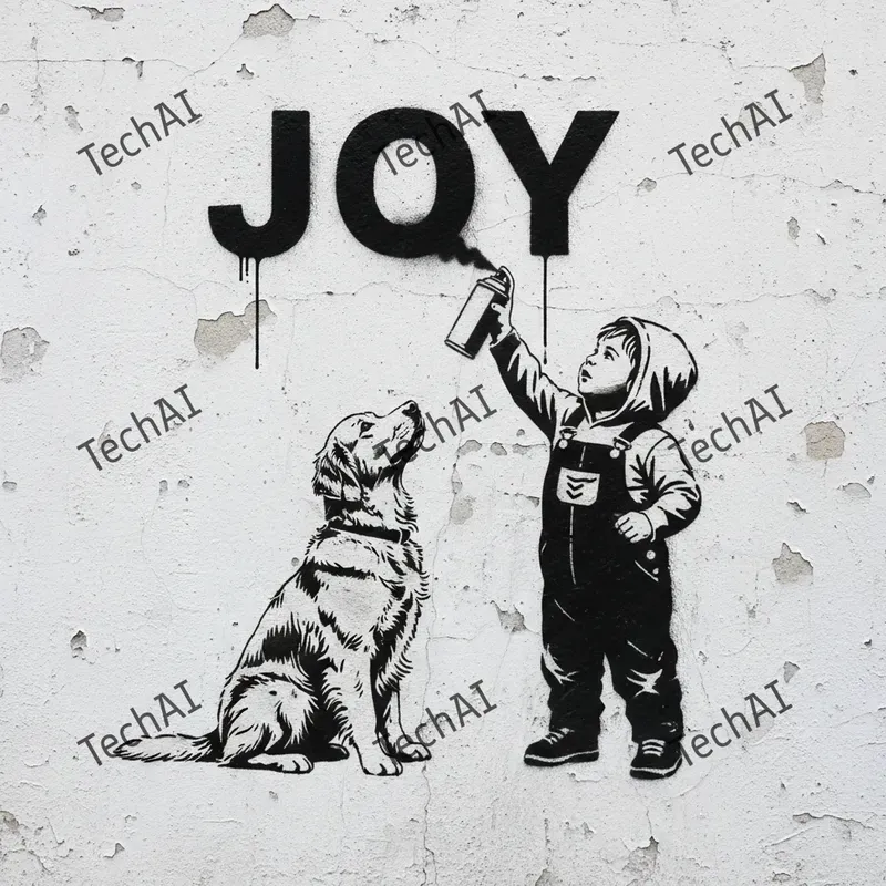 Highcontrast Stencil Street Art