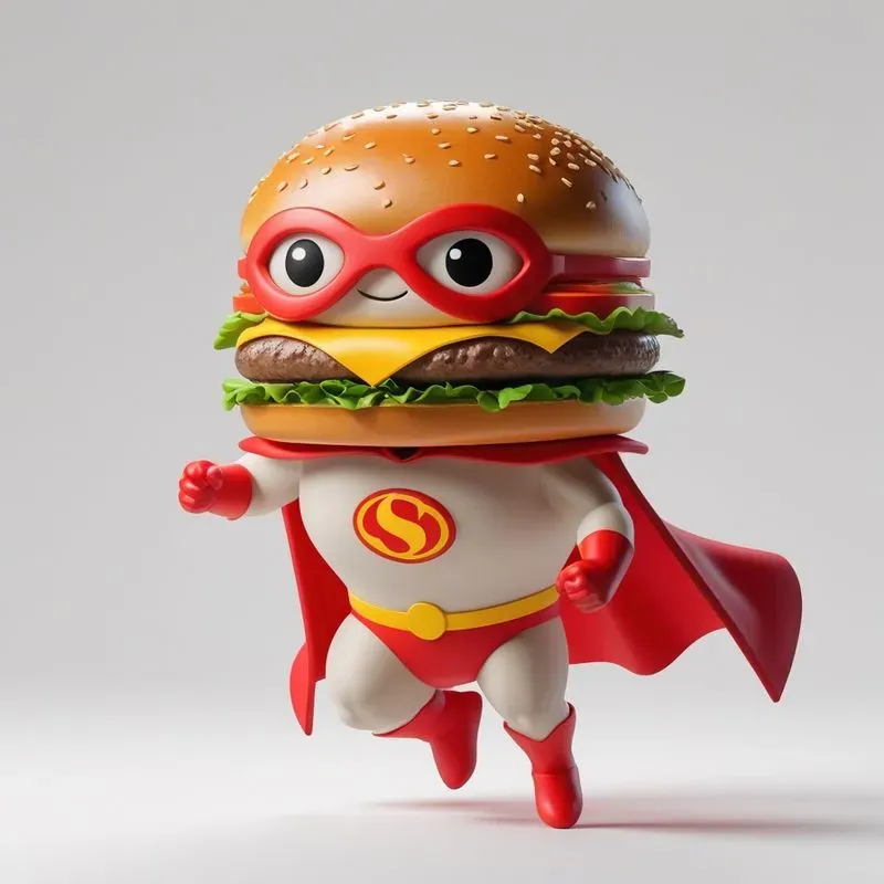 3D Cute Chibi RPG Food Characters