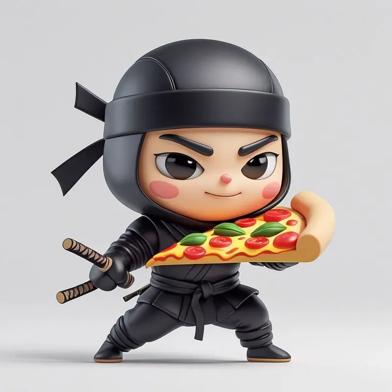 3D Cute Chibi RPG Food Characters