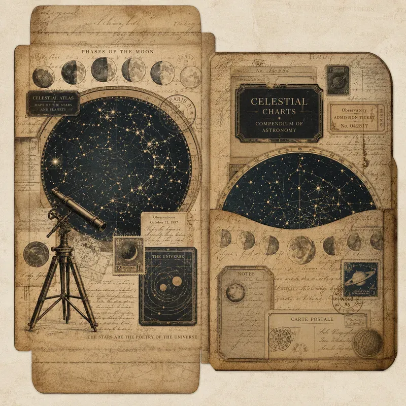 Vintage Travel Folders