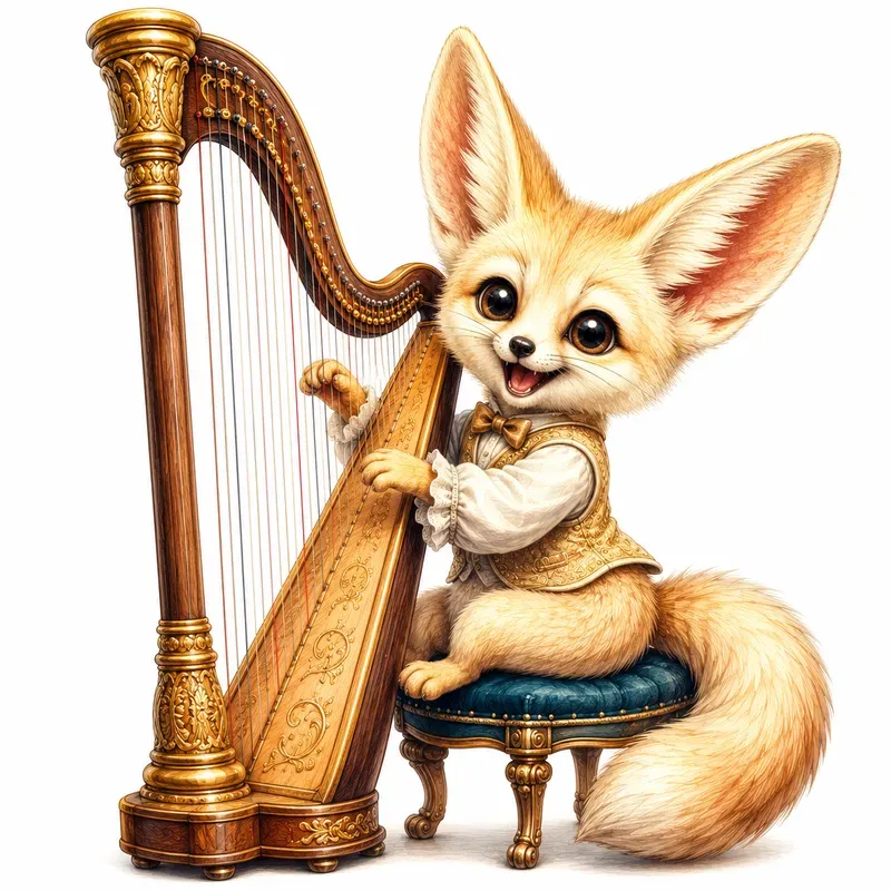 Whimsical Musician Creatures