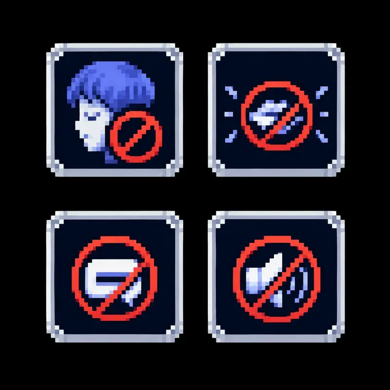 8bit RPG Buff Debuff Status Icons