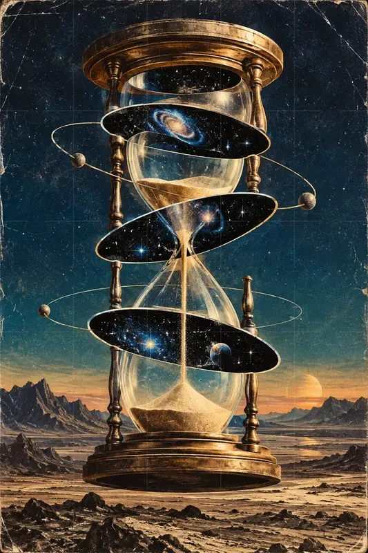Cosmic Surreal Collage Objects
