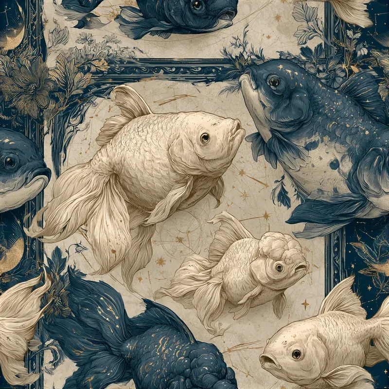 Handdrawn Celestial Repeat Patterns
