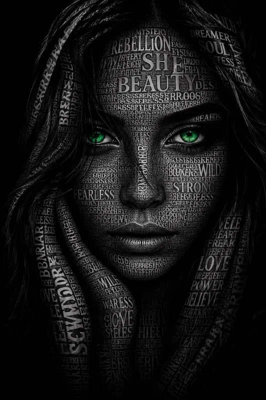 Premium Typographic Portraits