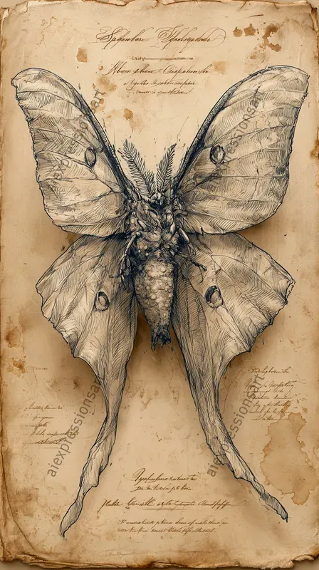 19th Century Entomological Etchings