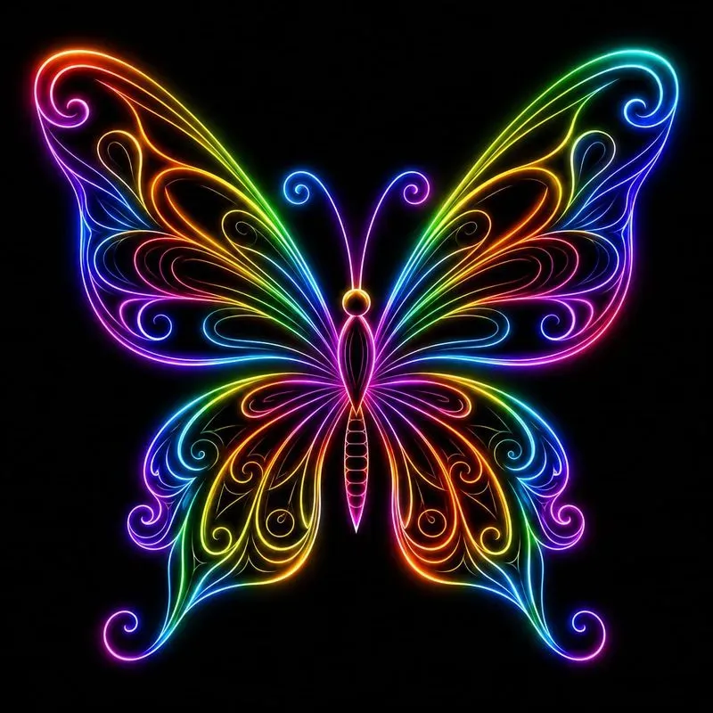 Neon Glow Line Art Creators