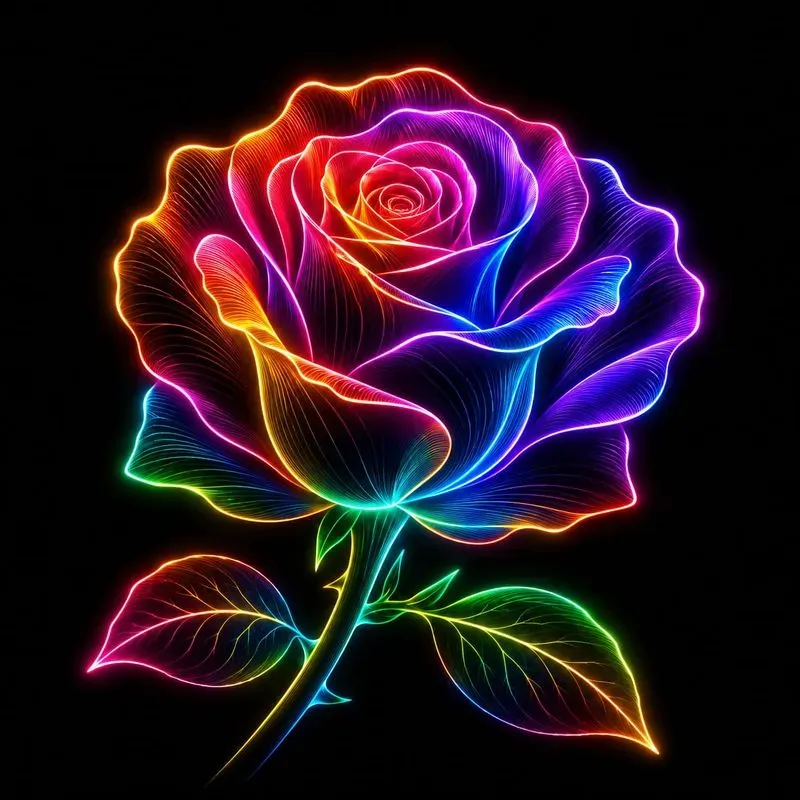 Neon Glow Line Art Creators