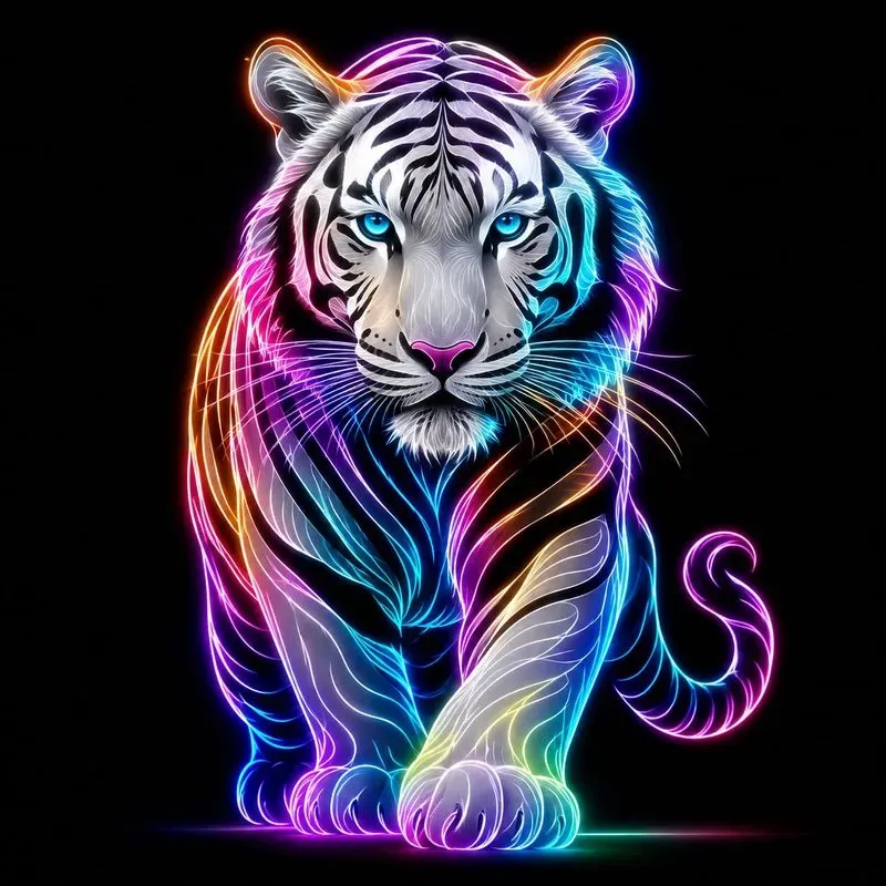 Neon Glow Line Art Creators
