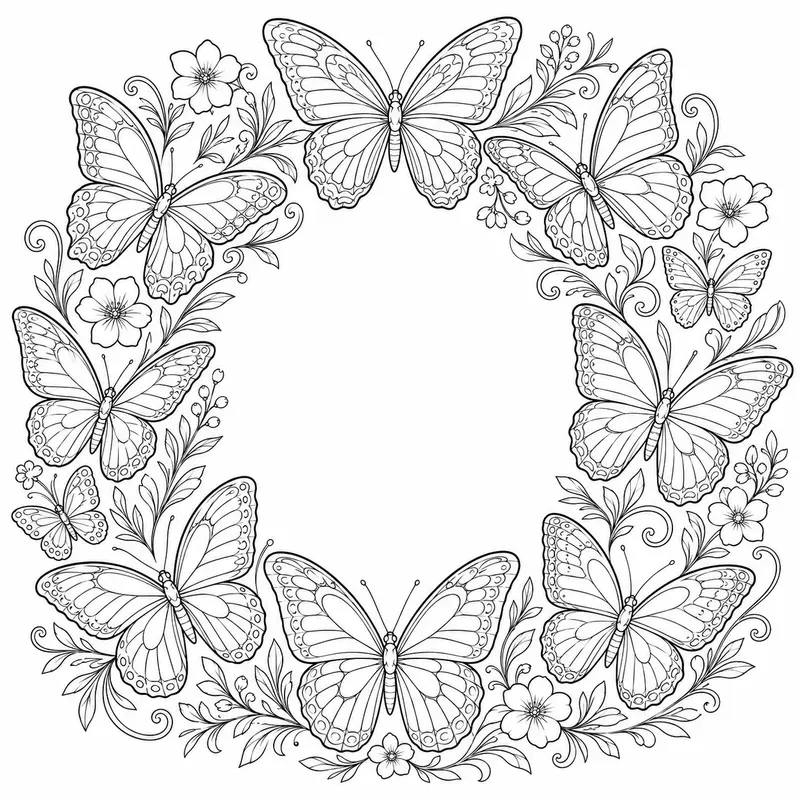 Ornamental Frame Coloring Page Builders