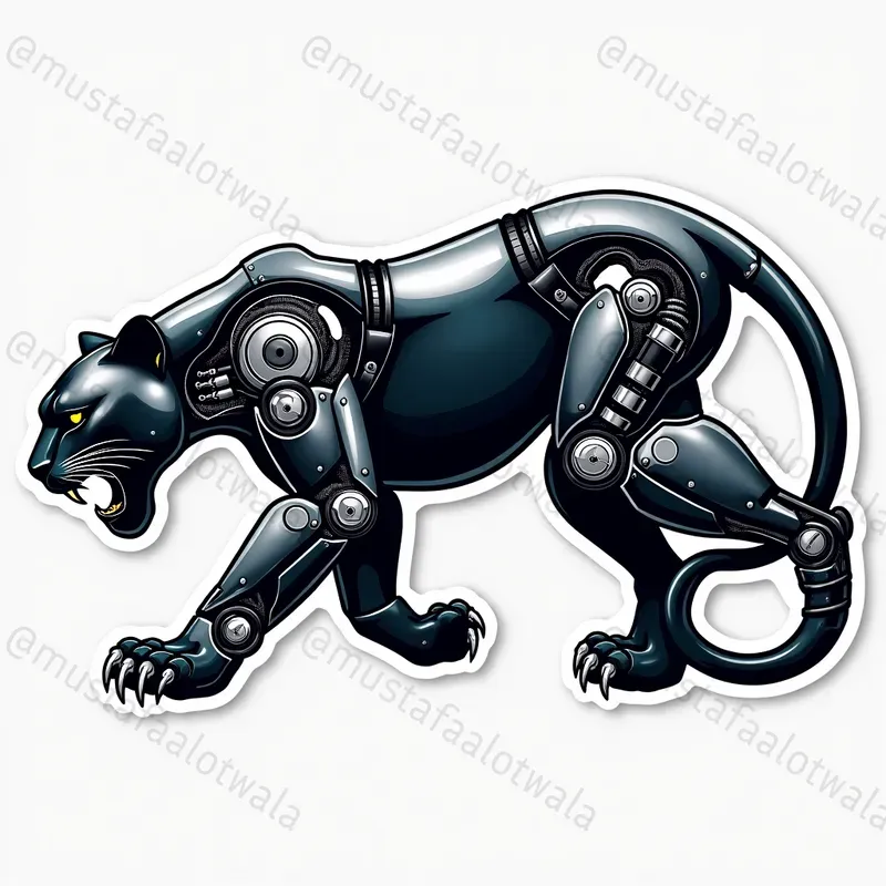 Biomechanical Fusion Evolution Stickers