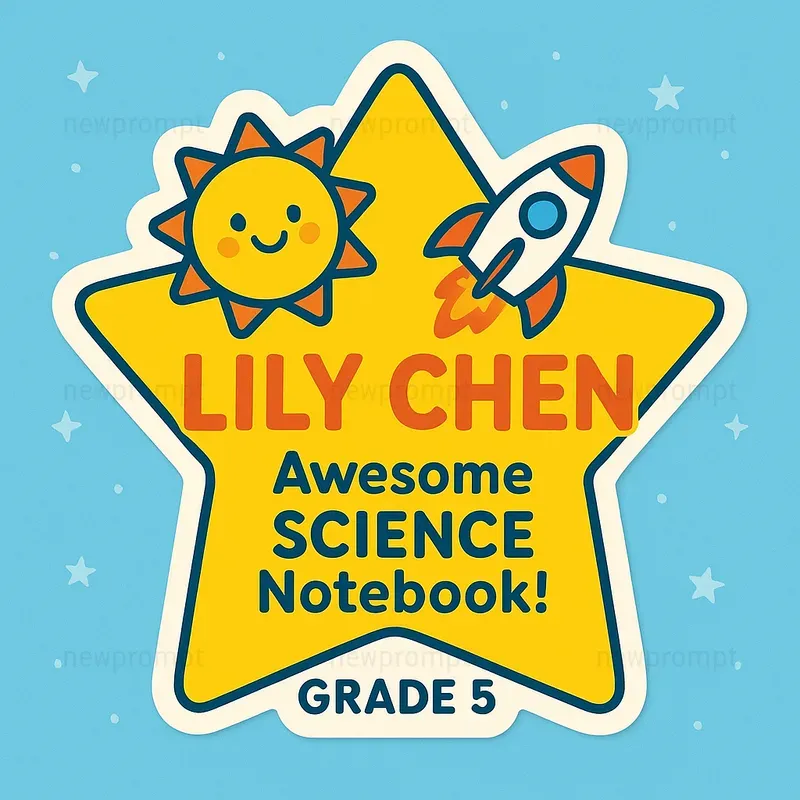 Personalized Academic Sticker Designs