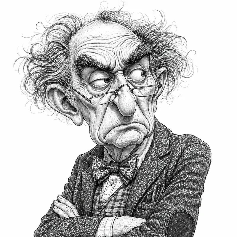Funny Caricature Sketch Portraits