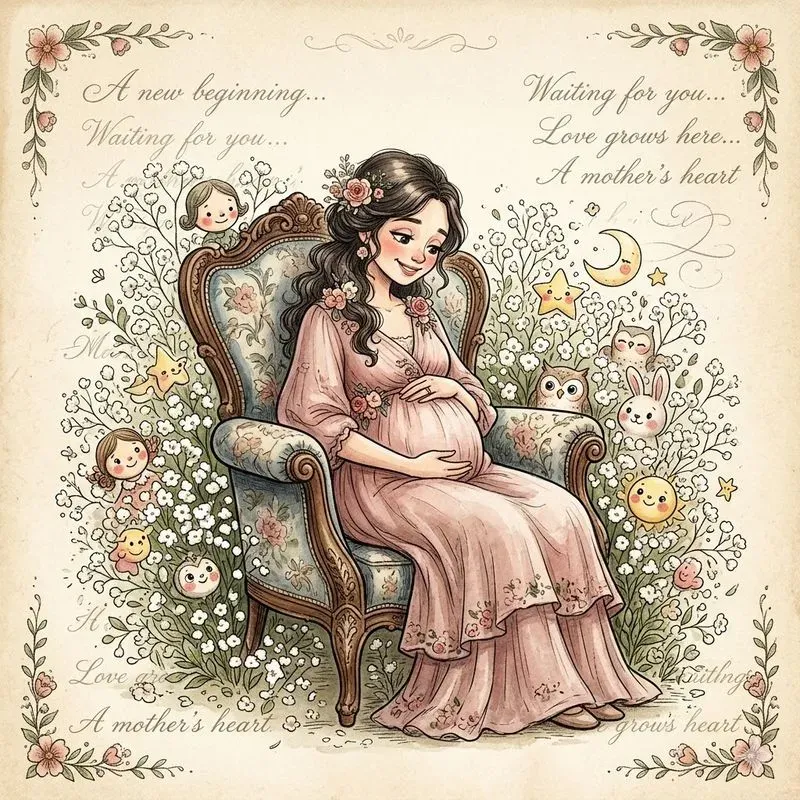 Cute Victorian Mixed Media Portraits