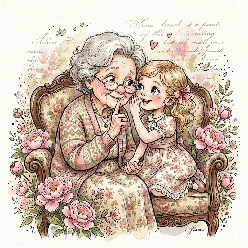 Cute Victorian Mixed Media Portraits