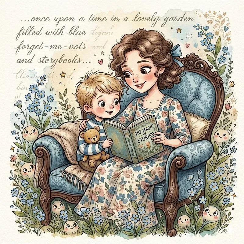 Cute Victorian Mixed Media Portraits