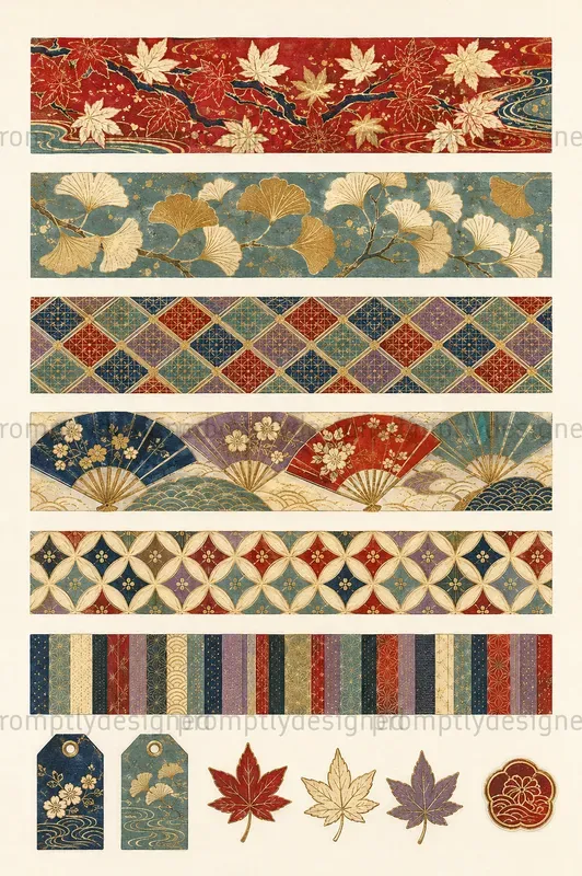Kimono Textile Bands