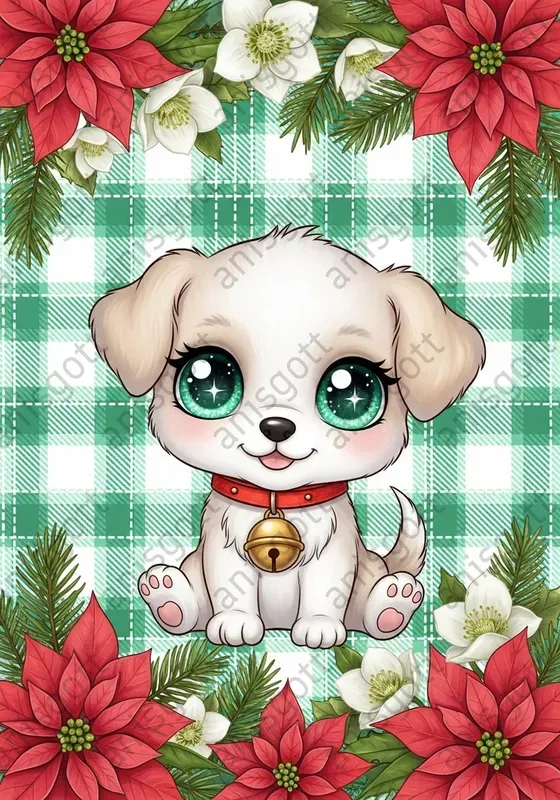 Sugar Mint Christmas Kawaii Art Posters