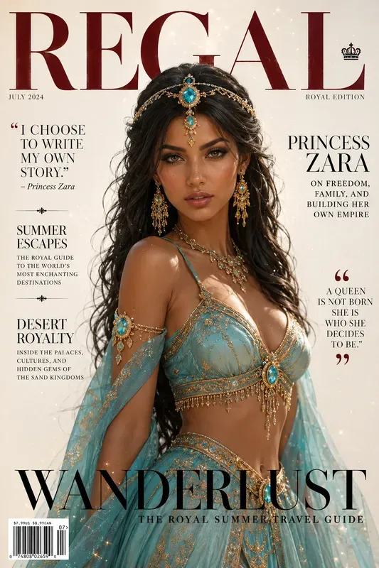 Fantasy 3D Editorial Magazine Covers