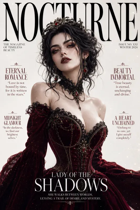 Fantasy 3D Editorial Magazine Covers