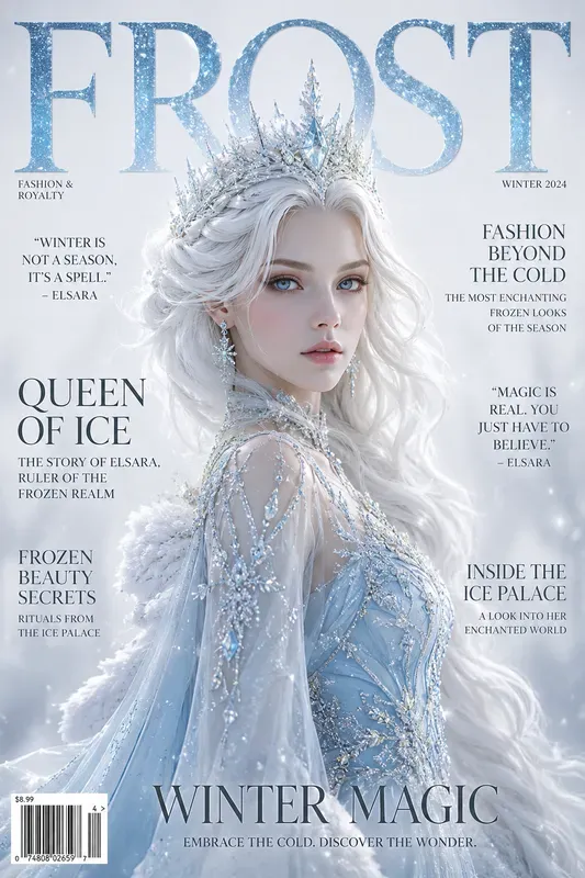 Fantasy 3D Editorial Magazine Covers